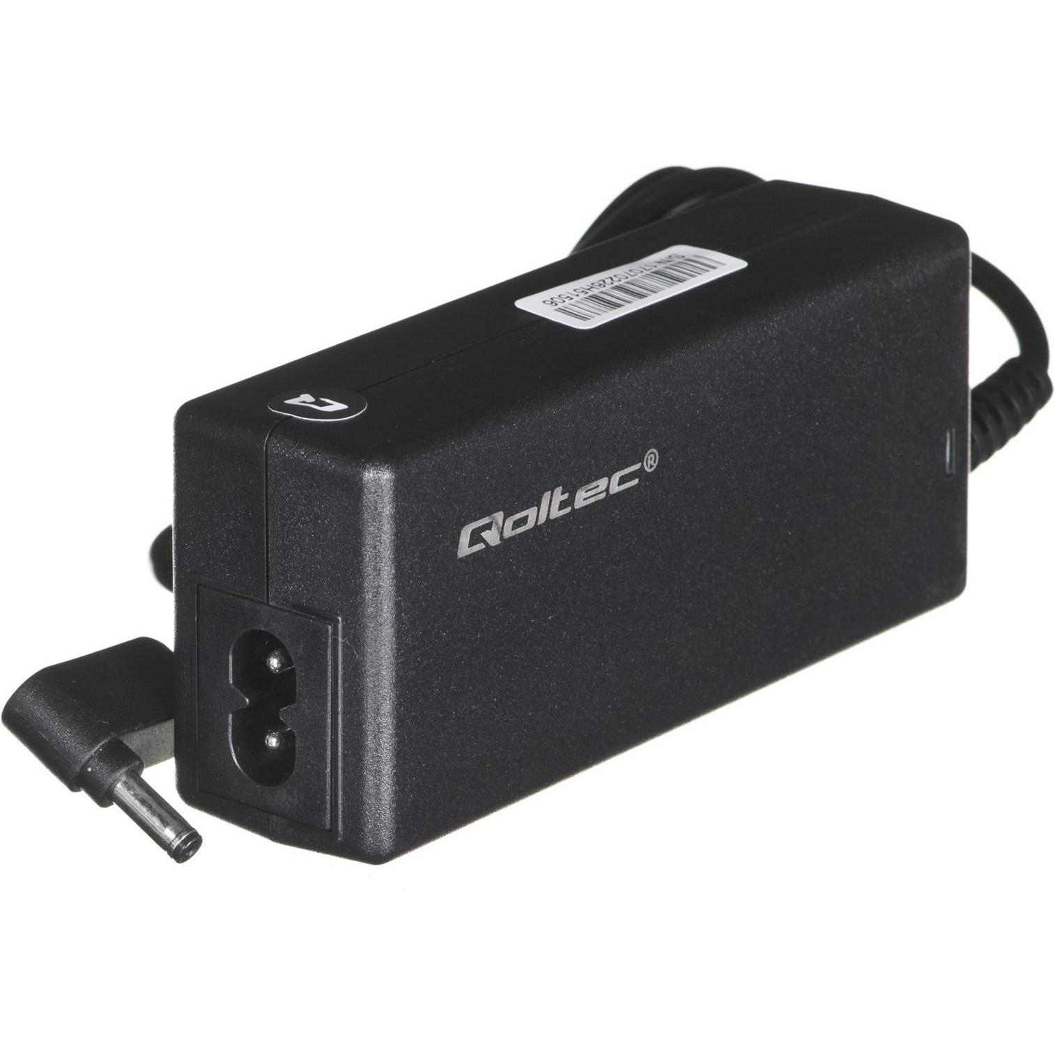 Qoltec 51506.45W - Notebook - Indoor - 100-240 V - 50/60 Hz - 45 W - 19 V (45 W), Notebook Netzteil, Schwarz