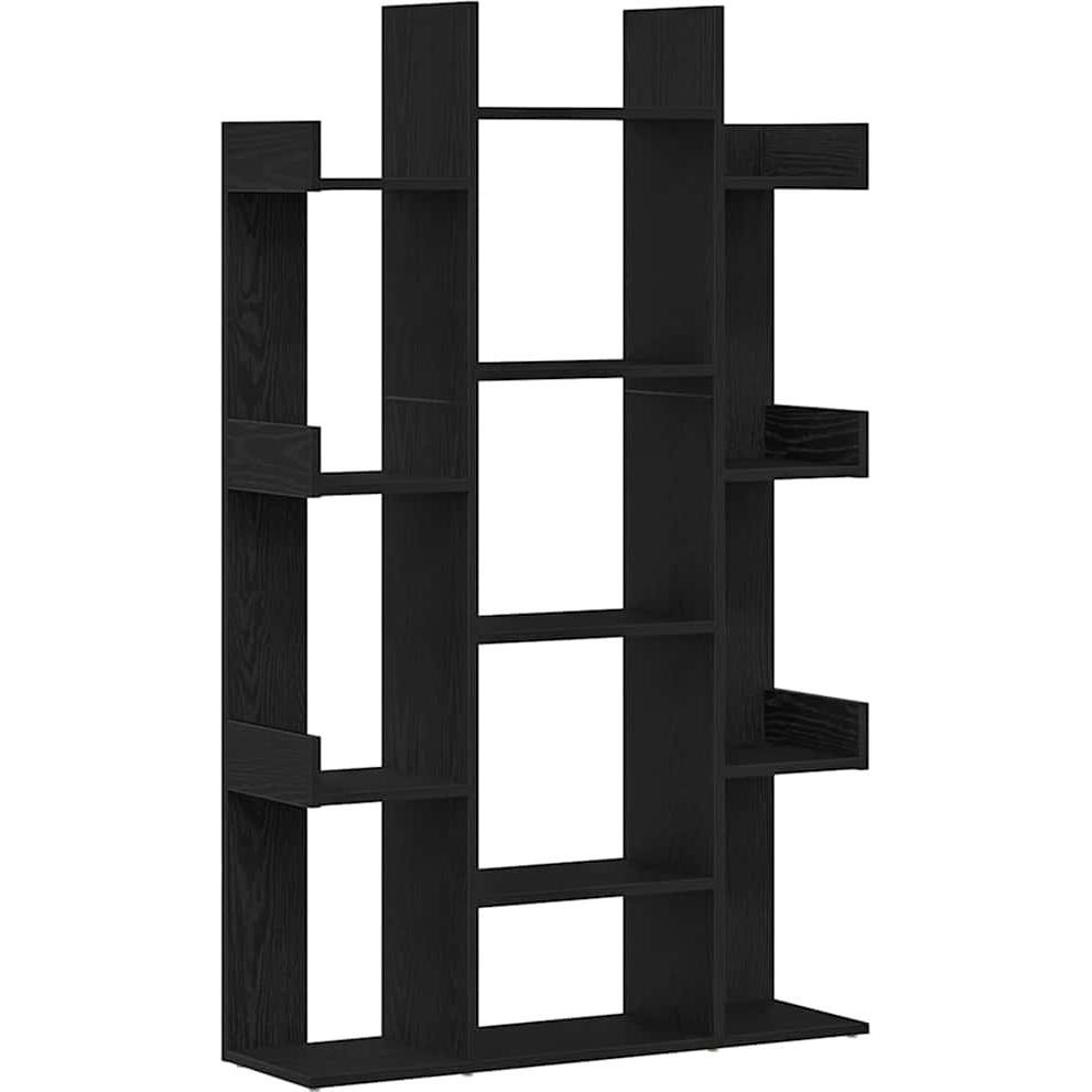 Vidaxl Marrone/Nero Scaffale, Freistehende Bücherregale (25.50 X 86 X 140 Cm)