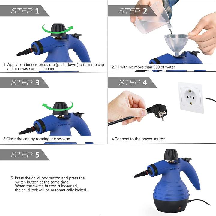 Produktbild Comforday Handdampfreiniger (1050 W)