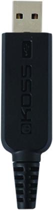 Actual product image Koss Ausines Gaming Headphones SB45 USB Headband On-Ear, USB, Microphone, Sidabrini's Juodas, Noice Abort (Cable)