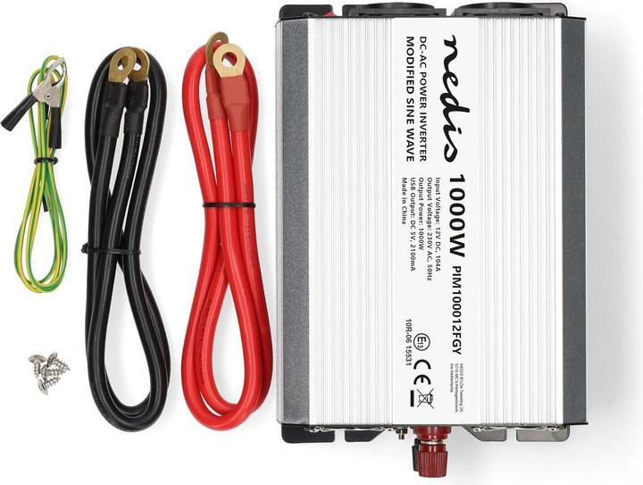 Produktbild Nedis Power Inverter änderte Sinus-Wellen - Eingangsspannung: 12 V DC - Geräteausgangsanschluss: Typ
