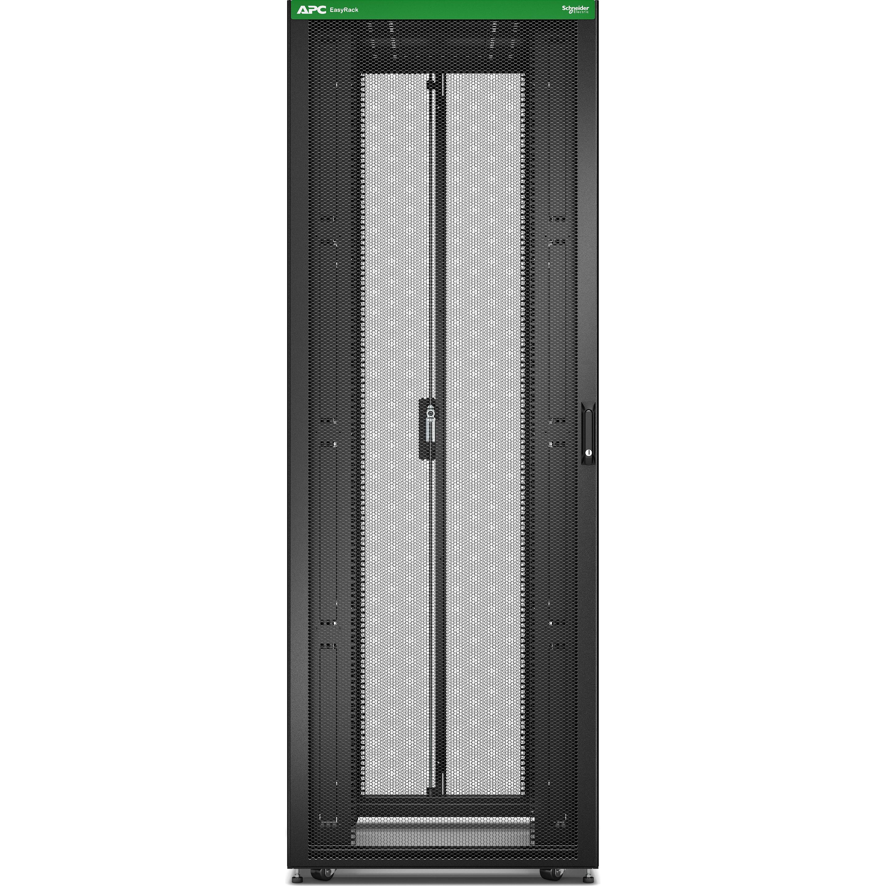 APC Netzwerkschrank Easy Rack ER8802 48HE / Schwarz (48 HE, 19 Zoll Rack), Serverschrank, Schwarz