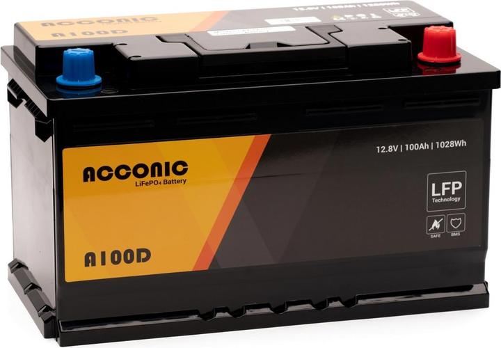 Acconic Versorgungsbatterie (12.80 V, 100 Ah)