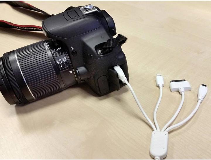 Produktbild Eufab USB Ladekabel Anschlüssen (0.37 m, USB 3.0)