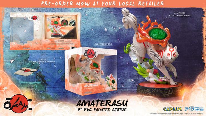 Actual product image First 4 Figures Okami: Amaterasu 9" Figures