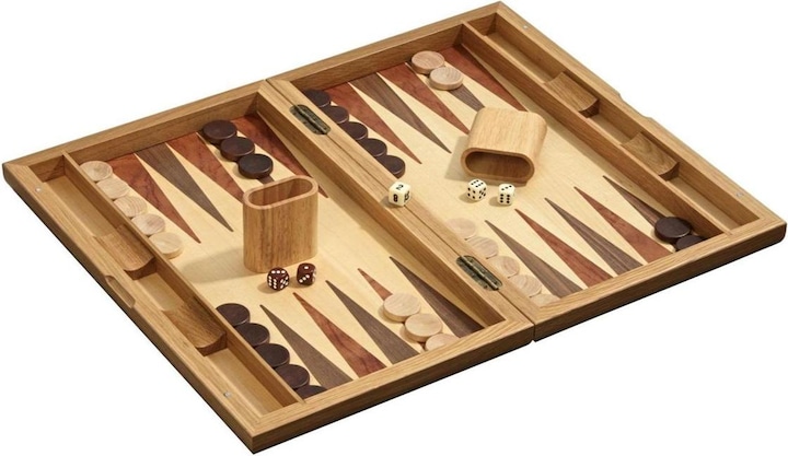 Actual product image Philos Backgammon Milos magnetic closure (English)