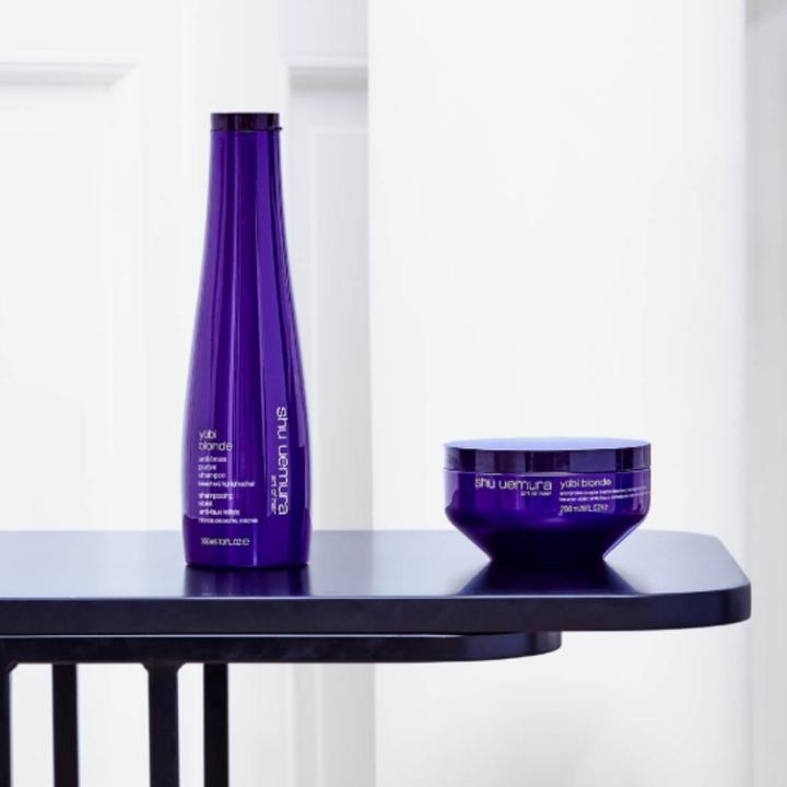 Actual product image Shu Uemura yūbi blonde anti-brass Purple Balm (200 ml)