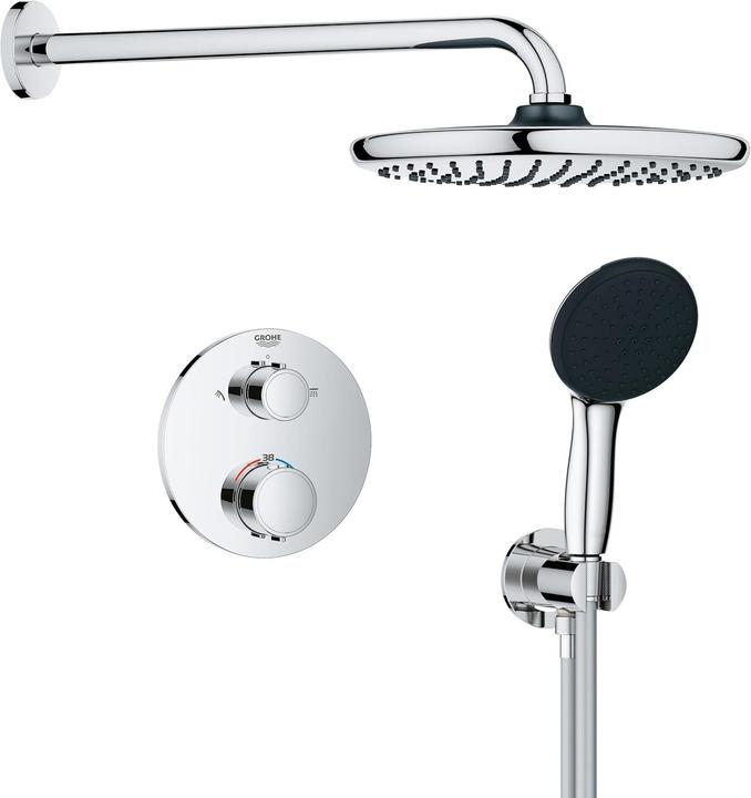 Actual product image Grohe Precision Thermostat Duschsystem Unterputz mit Vitalio Start 250 (1 Strahlart) und Vitalio Comfort 1