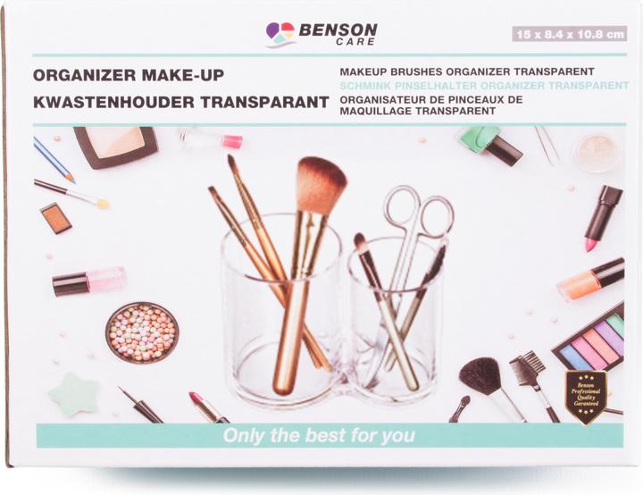 Immagine prodotto Benson Care Organizer per pennelli trucco trasparente