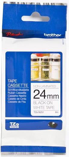 Actual product image Brother TZN251 (2.40 cm, White)