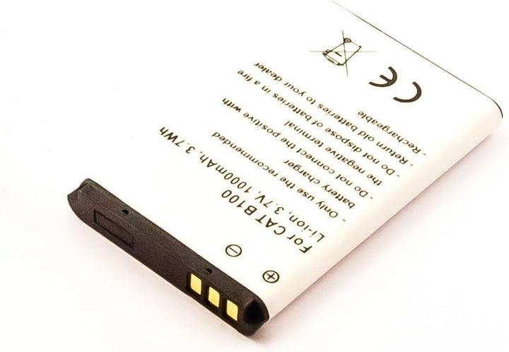 Produktbild AGI 22326 - Akku - Caterpillar - CAT B100 - Weiss - Lithium-Ion (Li-Ion) - 1000 mAh