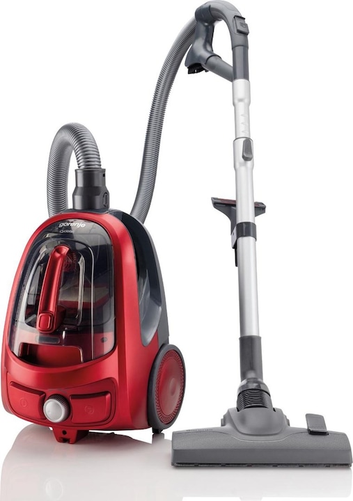 Gorenje Vacuum cleaner VCE03SPRCY Bagless, Power 800 W, Dust capacity 1.7 L, Raudona