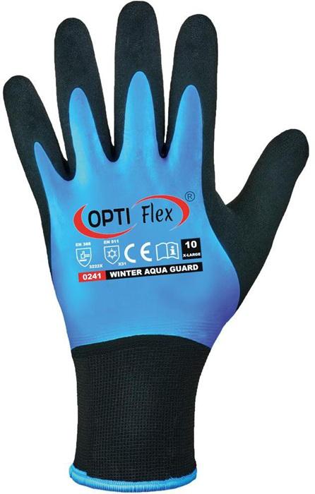 Produktbild Opti Flex Handschuhe Winter Aqua Guard Grösse 11 schwarz/blau EN 388, EN 511 PSA-Kategorie II (11)