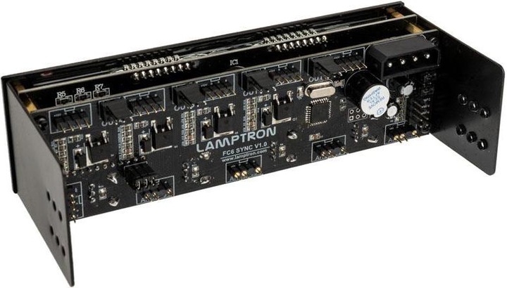 Actual product image Lamptron FC6 SYNC Fan Controller - black - Accessories Cooler/Fan (4 Fan)