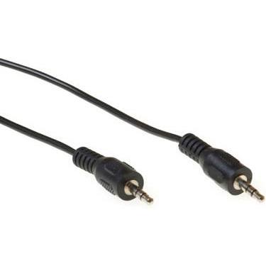 ACT 2.50 meter audio connection cable 1x 3,5 mmm jack male - 1x 3.5mm stereo jack male (2.50 m, 3.5mm Klinke (AUX)), Aud...