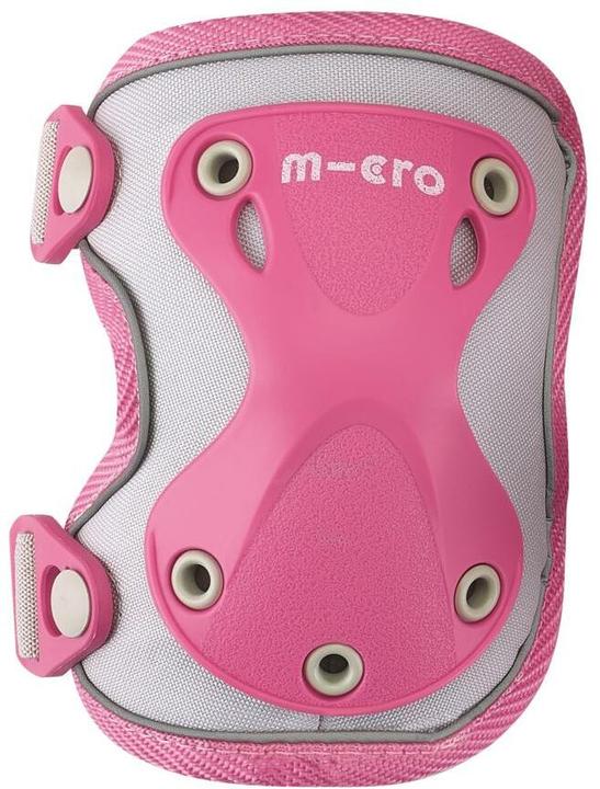 Actual product image Micro Knee/elbow pads reflective Pink M (M, Knee pad, Elbow protectors, Pair)