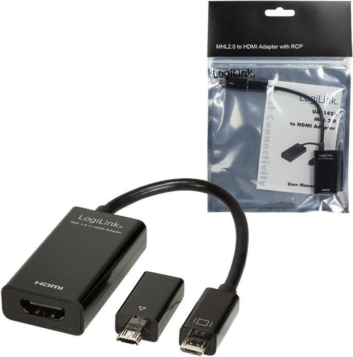 Produktbild LogiLink Externer Videoadapter (USB, 18.10 cm)