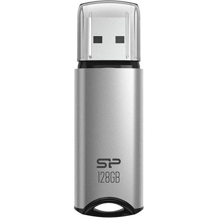 Thumbnail - Silicon Power Marvel M02 (128 GB, USB 3.2, USB-A), USB Stick, Silber