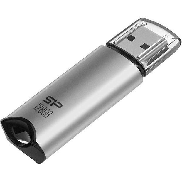 Thumbnail - Silicon Power Marvel M02 (128 GB, USB 3.2, USB-A), USB Stick, Silber