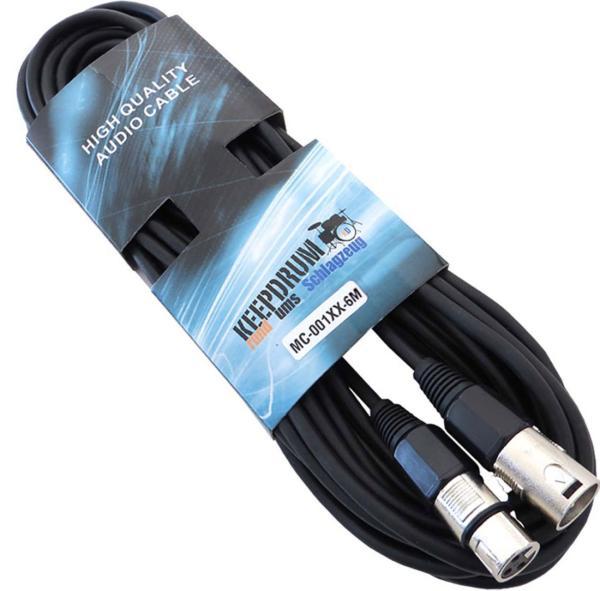 Produktbild keepdrum MS089SV Silber Mikrofon-Spinne mit Kabel