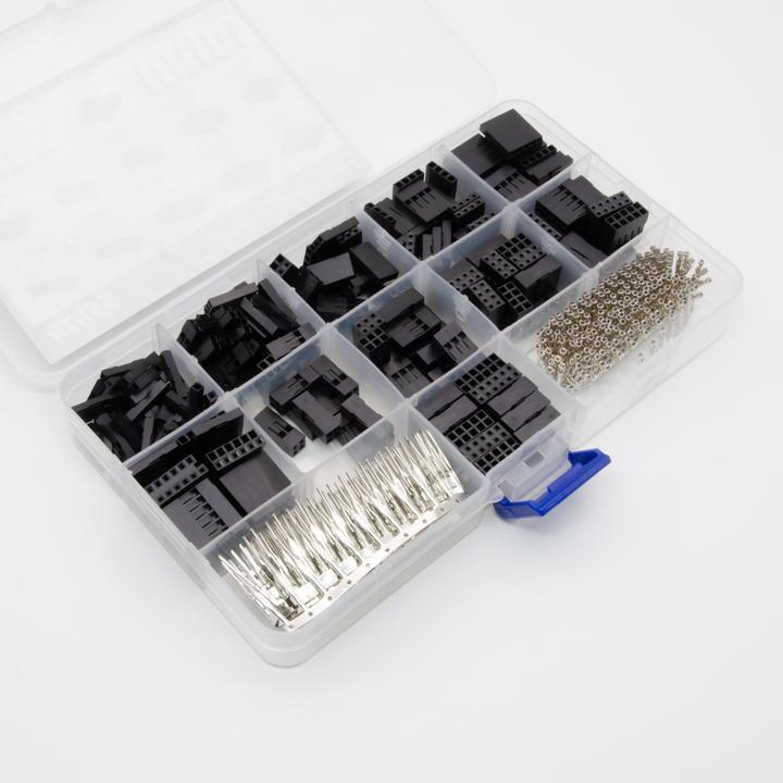 Produktbild Iwiss Dupont Crimp Stecker und Buchsen Set 620 Stk.