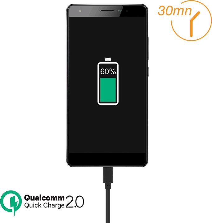 Actual product image Avizar USB-C / USB cable, Quick Charge (1.20 m, USB 2.0)