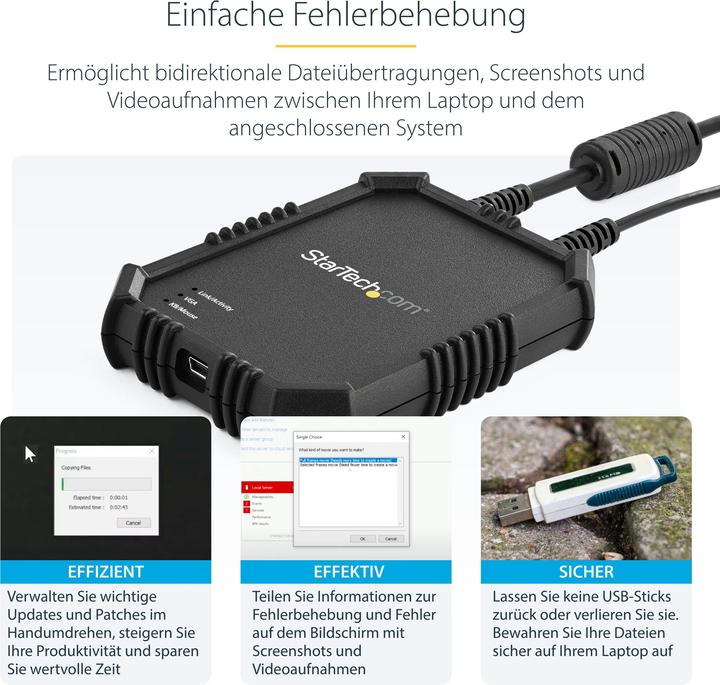 Produktbild StarTech Laptop To Server Kvm Console