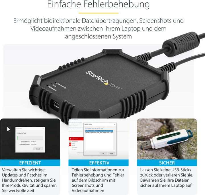 Productafbeelding StarTech Laptop Naar Server Kvm Console