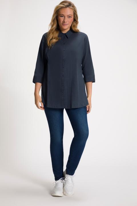 Produktbild Ulla Popken Bluse, Bubble-Qualität, Hemdkragen, 3/4-Arm (56)