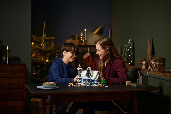 Actual product image LEGO Visit of Santa Claus (10293, LEGO Creator Expert, LEGO Rare Sets)