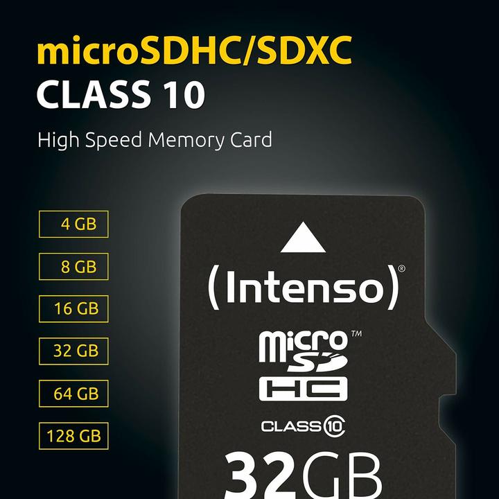 Image du produit Intenso microSD Class 10 (128 Go, microSDXC, U1, UHS-I)