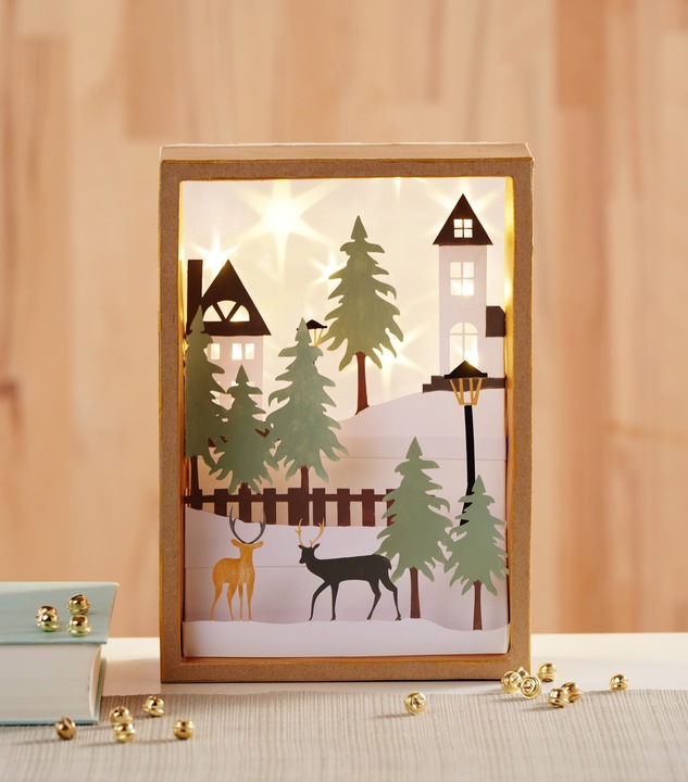 Produktbild VBS Papier-Silhouette "Winterlandschaft"