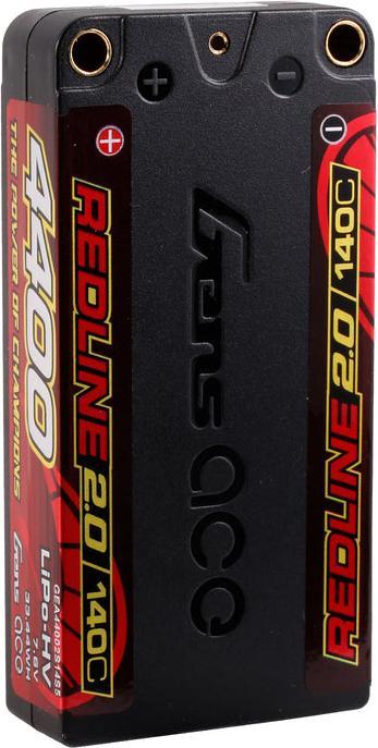 Produktbild Gens Ace RC-Akku 4400 mAh 7.6 V HV 140C 2S1P Redline 2.0 (7.60 V, 4400 mAh)