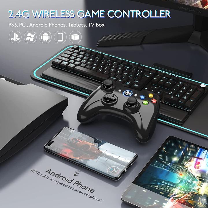 Produktbild EasySMX Kc-8236-bla (Steam Machine, PS3, PC, Switch, Android)