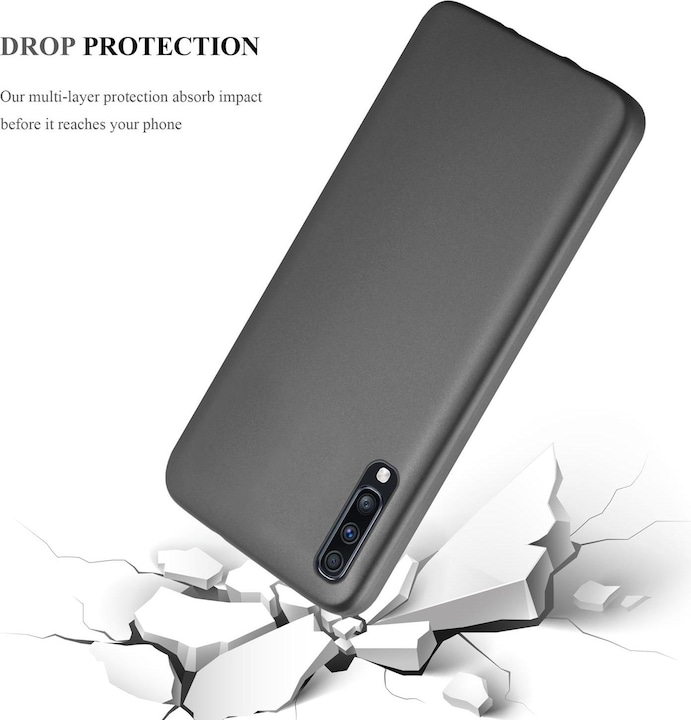 Produktbild Cadorabo TPU Matt Metallic Cover (Samsung Galaxy A70S, Samsung Galaxy A70)