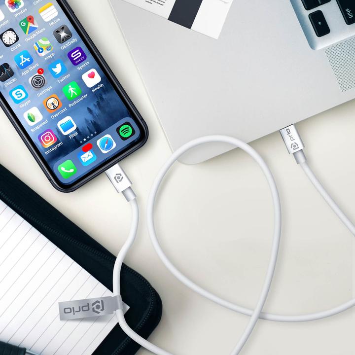 Actual product image prio USB-C to Lightning charging cable (1 m, USB 4.0, 18 W)