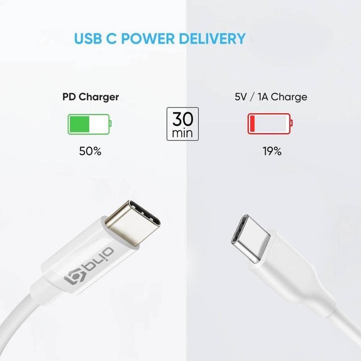 Actual product image prio USB-C to Lightning charging cable (1 m, USB 4.0, 18 W)