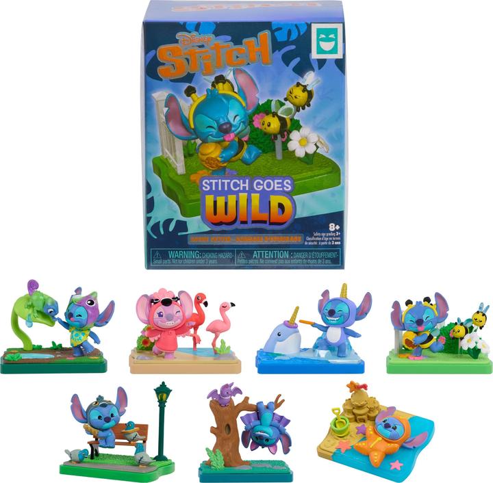 Just Play HH Stitch Goes Wild Collectible Figure Blind Boxes