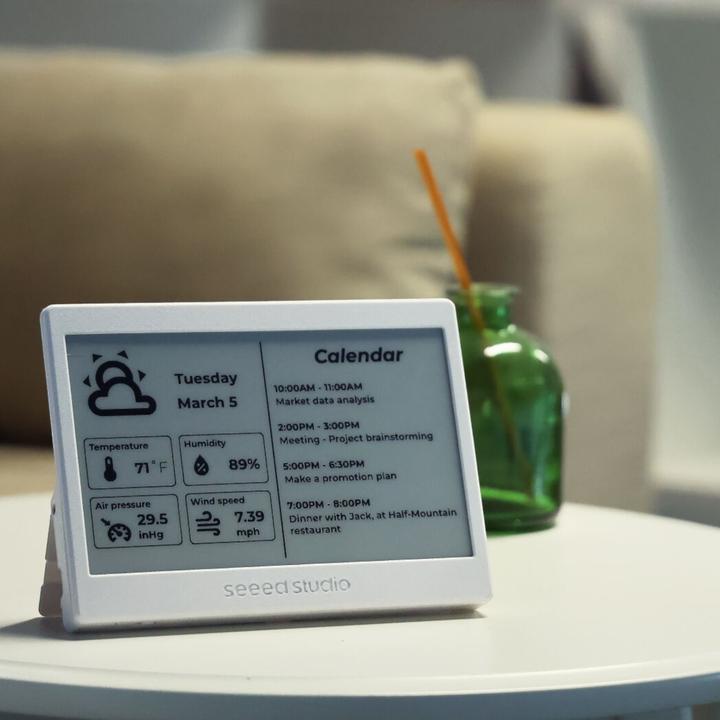 Produktbild Seeed Studio XIAO 7.5 Zoll ePaper Display mit ESP32-C3 und Akku