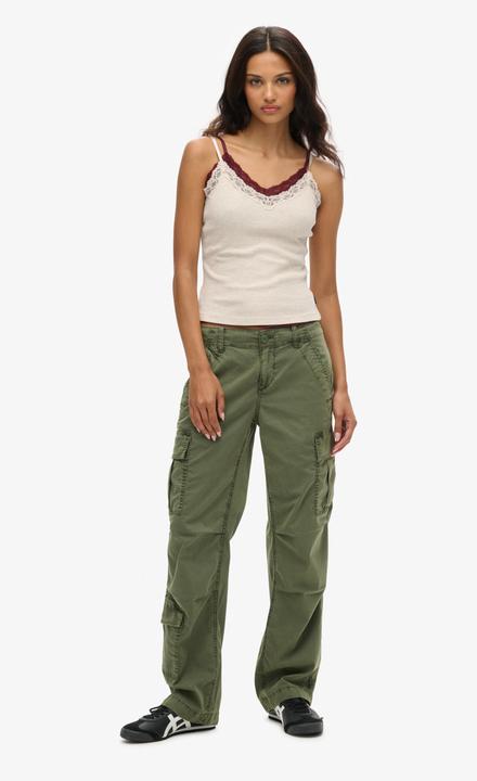 Actual product image Superdry Low Rise Straight Cargo Pant (30)