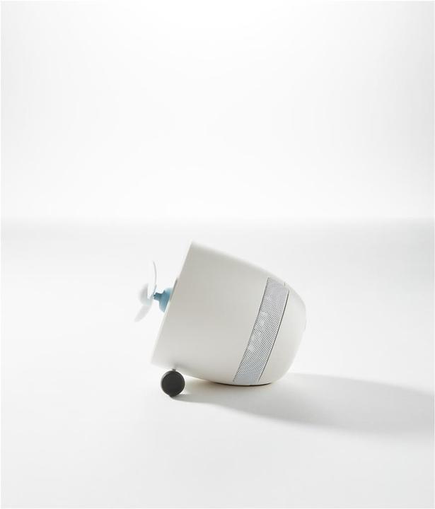 Actual product image NABO SOUND ONE White-Blue Wireless Audio Speaker with Mini Fan (1 pcs., 3 W)