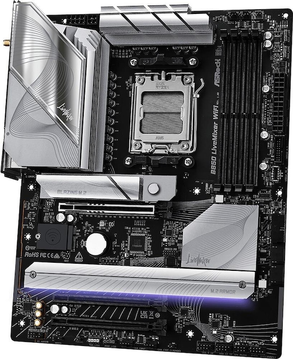 Produktbild AsRock B850 LiveMixer WiFi (AM5, AMD B850, ATX)