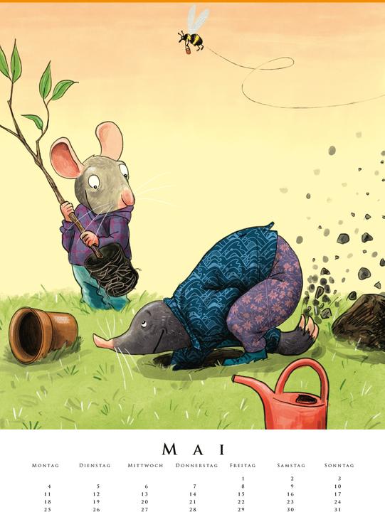 Actual product image Hammer Fitness Leonard Erlbruchs Kinderzimmerkalender 2026 (Special)