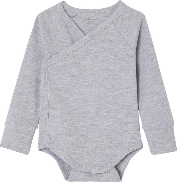 Actual product image Vertbaudet Bio-Kollektion: 5er-Pack mitwachsende Baby Wickelbodys, Langarm (56)