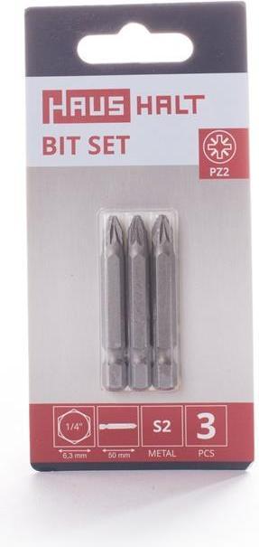 Produktbild Haushalt SCREWDRIVER BIT PZ2X50MM 3PCS (Kreuz Phillips PH)