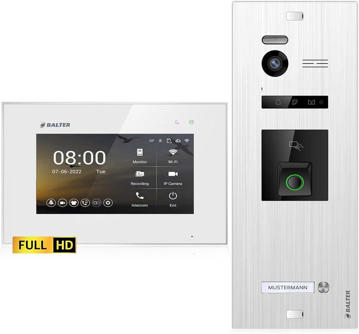 Image du produit Balter Video-Türsprechanlage mit Fingerprint