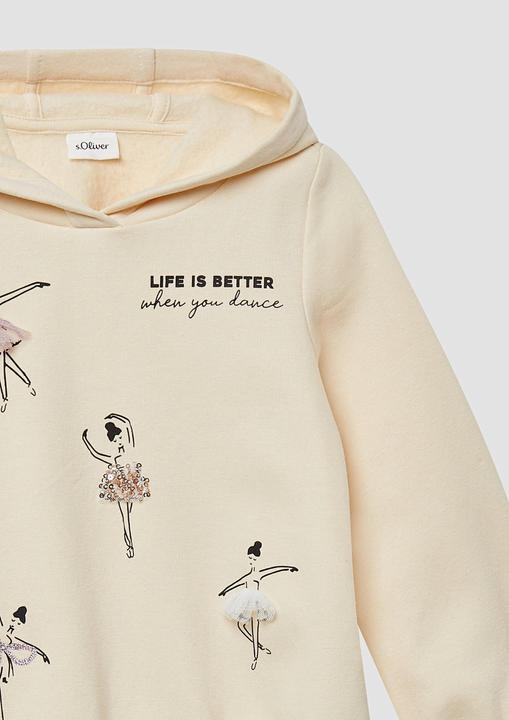 Produktbild s.Oliver Sweatshirt Kuscheliger Hoodie mit Artwork (92)
