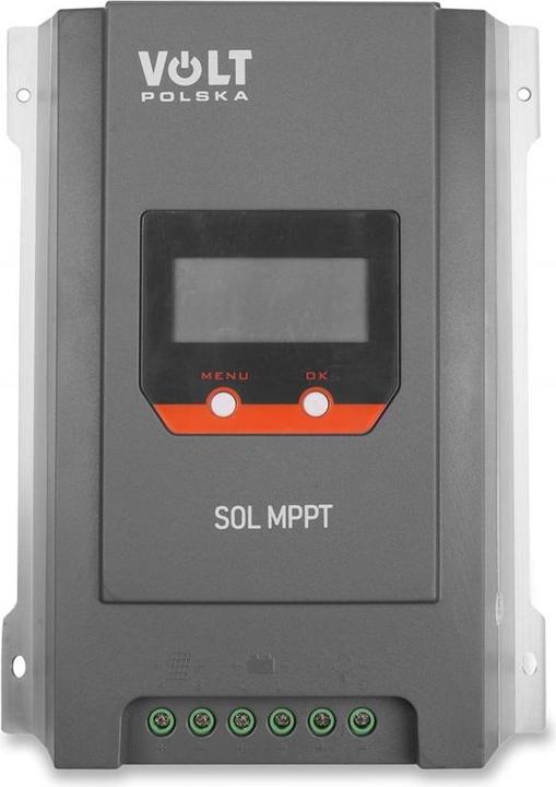 Actual product image No Name SOL MPPT solar controller 30A (100V) 12/24V + LCD + BLUETOOTH