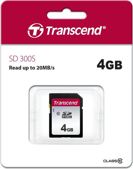 Immagine prodotto Transcend SDC300S (4 GB, SDHC, U1, UHS-I)