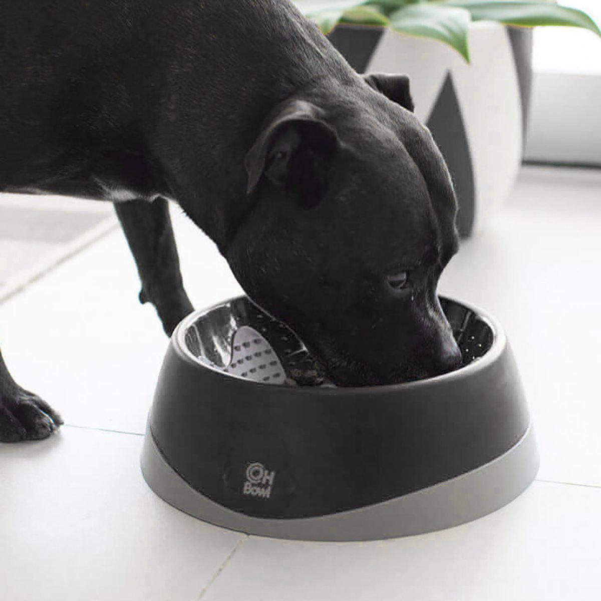 Thumbnail - LickiMat LICKI MAT - Dog Bowl Oral Hygiene Bowl M Black Ø22X7,2Cm - (645.5210), Futternapf